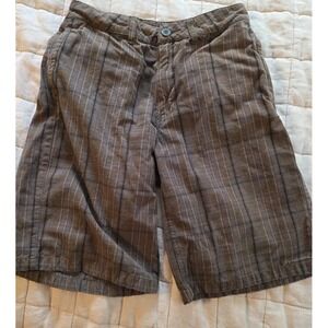 Vintage 90s Y2K Transnine Shorts Mens 29 Skate Surf Grunge Baggy Plaid Preppy